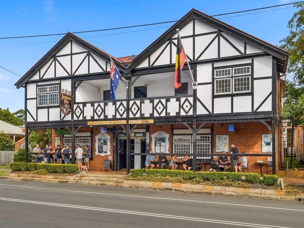 The historic Jamberoo Pub on the village main street